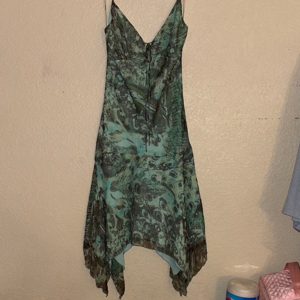 Fairy asymmetrical hem dress